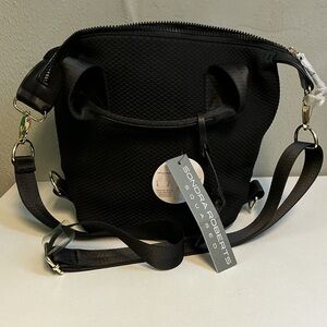 Sondra Roberts Elegant Black Crossbody Bag 0080